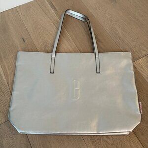 Clinique Silver Tote